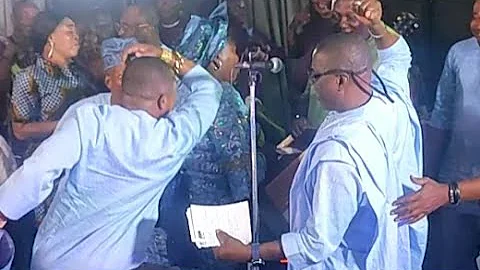 WATCH HOW K1 DE ULTIMATE GO GAGA ON STAGE WITH LAGOS BIG BOYS AT AKIN OLAIYA BIRTHDAY