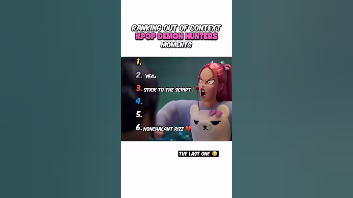 Ranking KPop Demon Hunter Moments 😭