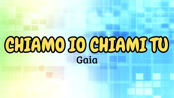 Gaia - Chiamo io chiami tu (Testo/Lyrics) SANREMO 2025