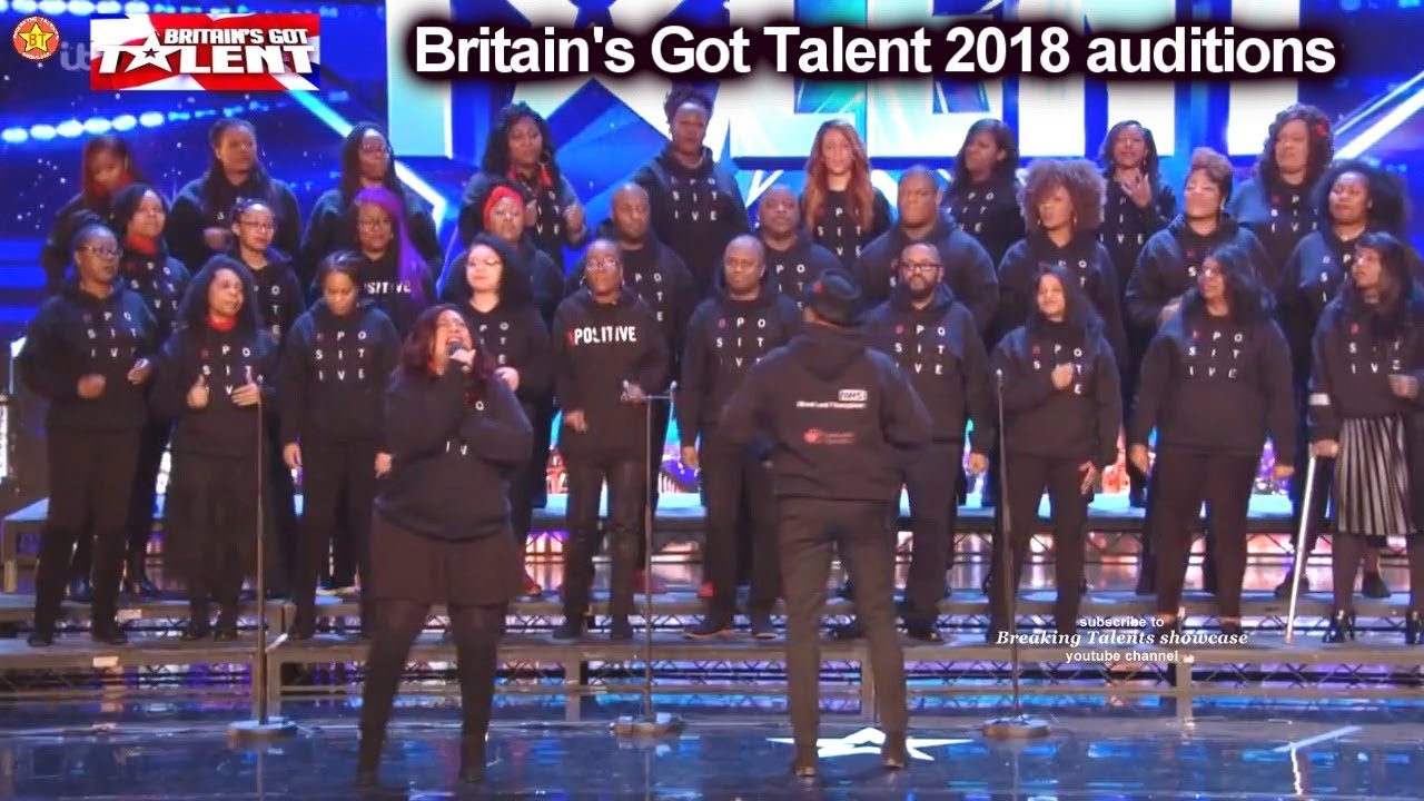 B Positive Choir with AMAZING Rise Up Auditions Britain's Got Talent ...