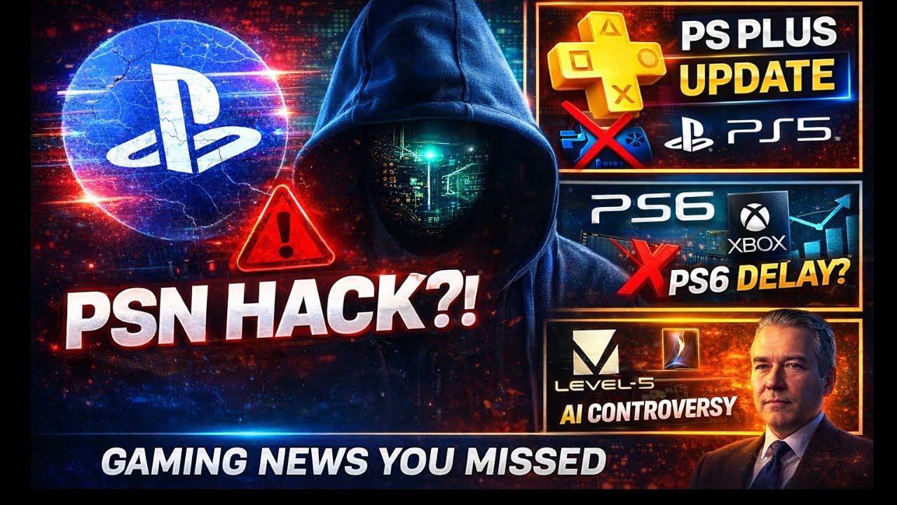 PSN HACK?! PS Plus Changes, PS6 Delay Rumors & AI Gaming Controversy ...