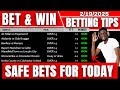 FOOTBALL PREDICTIONS TODAY 19/2/2025|SOCCER PREDICTIONS|BETTING STRATEGY @Precisebettinglab