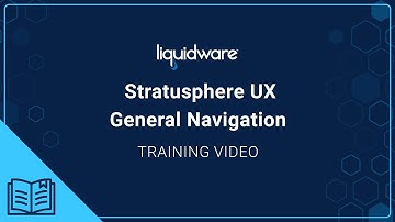 Training: Stratusphere UX General Navigation