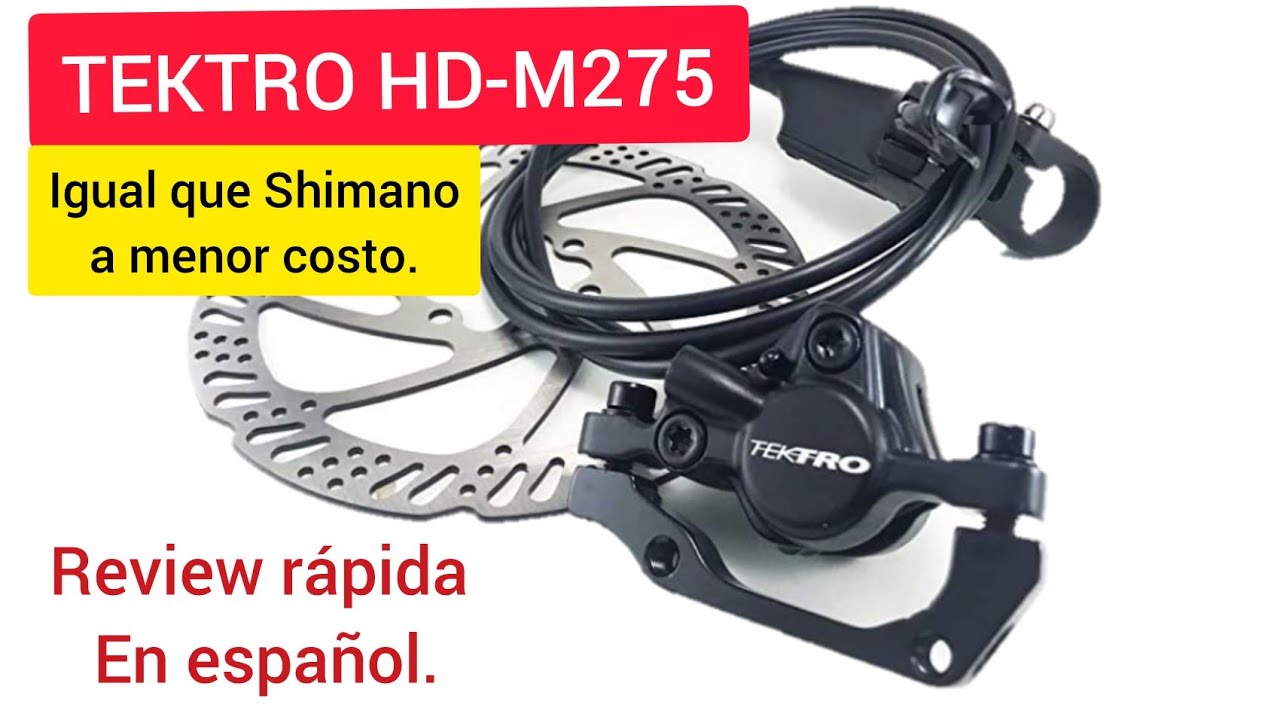 Frenos hidráulicos Tektro M275 en español Los mejores por menos de 50USD ✓✓ YouTube