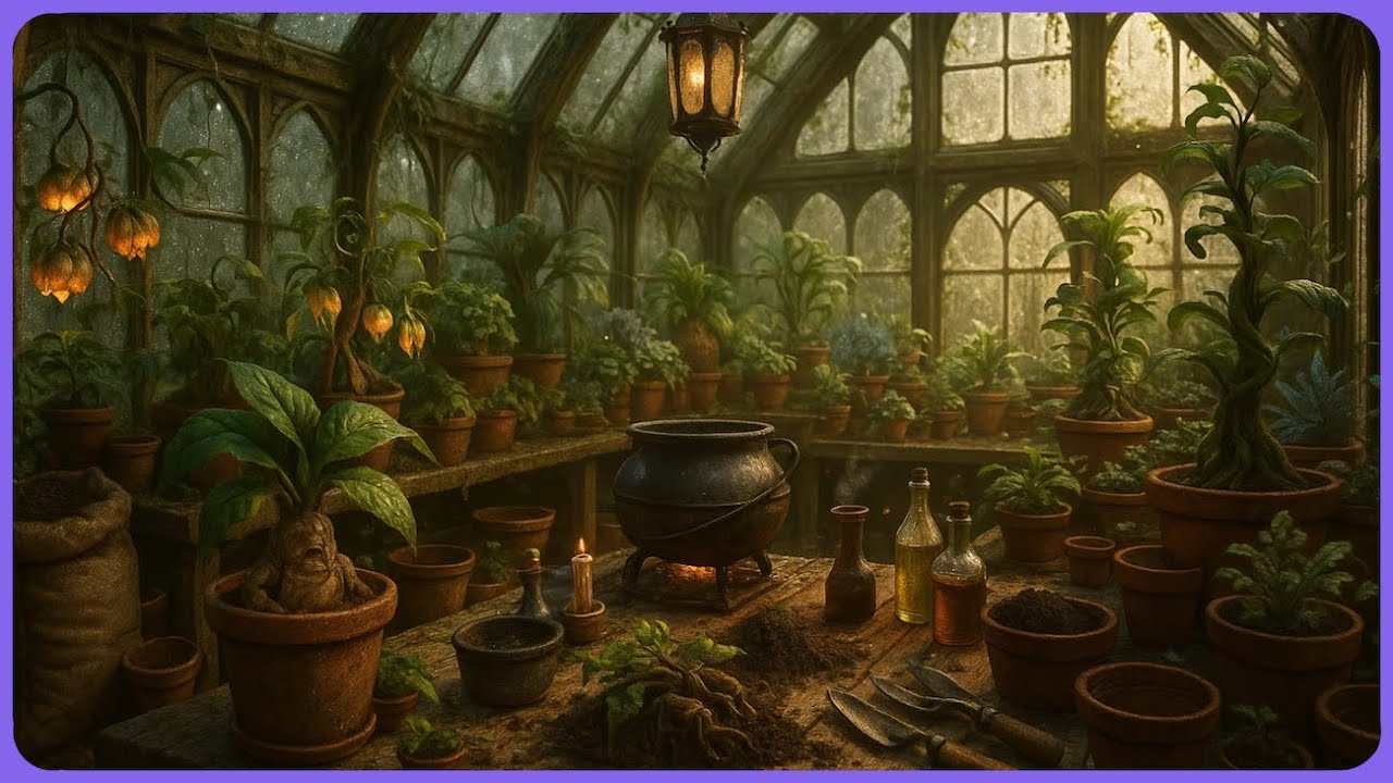 Einschlafen im Gewächshaus – Traumreise mit sanfter weiblicher StimmeㅣDas Gewächshaus im Nebel