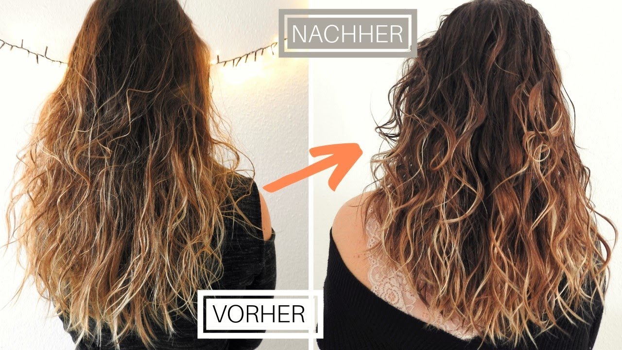 Curly girl methode vorher nachher