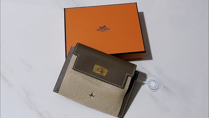 Hermès City 3CC colorblock card holder Unboxing/ What Fits and