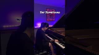 Say Something Piano Cover piano pianocover agreatbigworld christinaaguilera fyp
