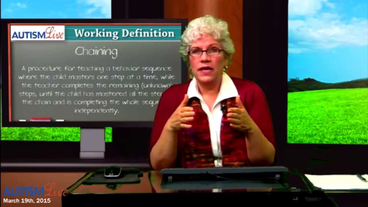 Autism Jargon: Chaining - YouTube