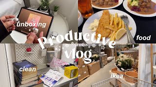 productive vlog  : cleaning, unboxing, foods, cafe (ft. ACEFAST T8)  ‧₊˚✩ ₊˚⊹♡