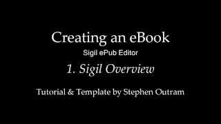 Create An Ebook With Sigil 1 Sigil Epub Editor Overview