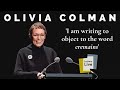Olivia Colman reads a novelist's (rather funny) complaint letter to a funeral parlour