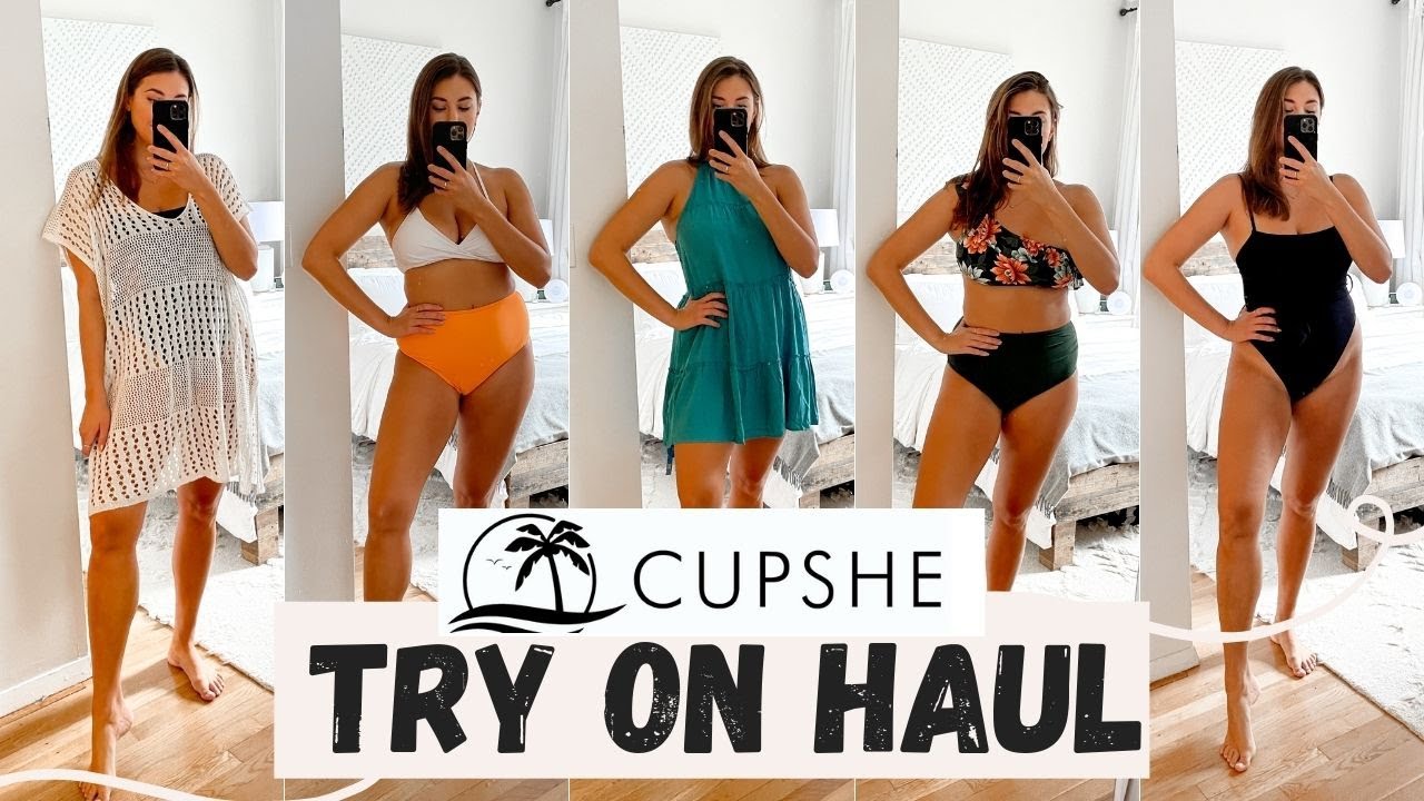 HUGE Cupshe Swimsuit Haul, Try-on & Review for Size L + Discount Code- Dana Berez
