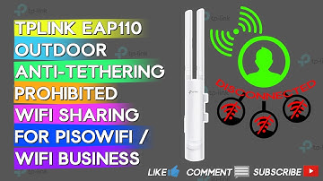 TPLINK EAP110-OUTDOOR Meron ng Anti-Tethering! Solid to para sa mga Pisowifi or Hotspot Business!