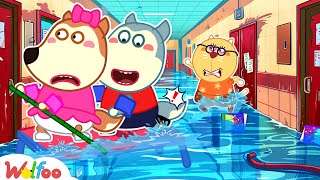 Oh No, Wolfoo, What To Do If The School Is Flooded? | Educational | Kids Cartoons | Wolfoo Family by Wolfoo Family 16,798 views 12 days ago 29 minutes