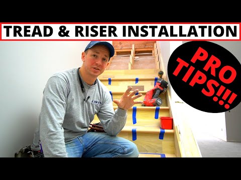 How To Install Interior Stair Treads And Risers