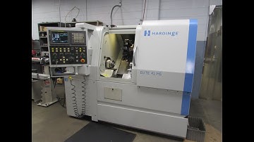 Hardinge Elite 42 MS(Elite II-6/42) CNC Turning Center with Live Milling, Sub-Spindle, Bar Feed