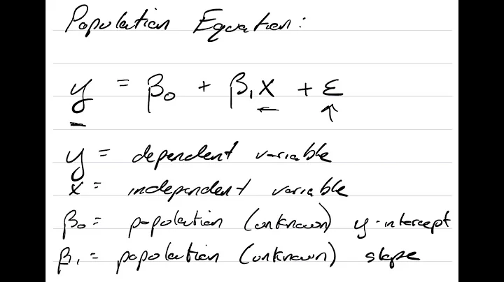Lecture Video 3.1: Algebra Review and Regression Notation