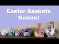 Easter Paper Baskets to Make in 5 Minutes! Which is Your Favorite?