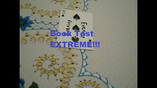 Book Test EXTREME Card Trick