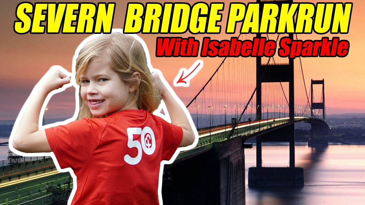 8 Year Old Isabelle Sparkle Smashes Severn Bridge Parkrun