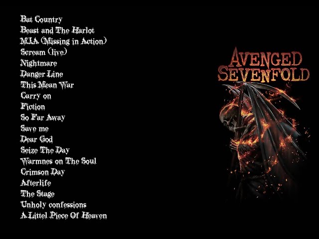Avenged Sevenfold - Full album Best song class=