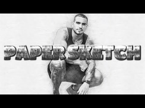 Paper Sketch Effect in Adobe Photoshop CC  ( Tutorial )
