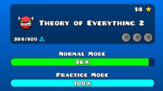 Theory of Everything 2 100% [Geomatry Dash] [지오메트리 대쉬]