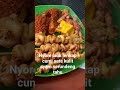 nyore lauk lengkap cumi sate kulit ayam serundeng tahu