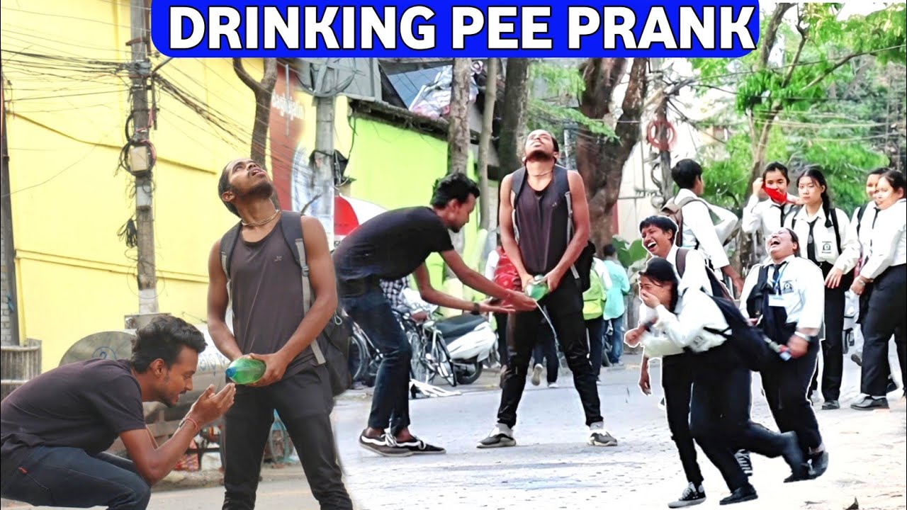 Drinking Pee Prank On Girls Amazing Reactions Pranks In India 2023