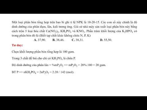 Video #Phân bón hoá học:Một loại phân bón tổng hợp trên bao... - youtube
