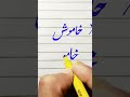 Calligraphy | غلط اور صحیح لکھنے کا فرق #Calligraphy #UrduArt #Handwriting