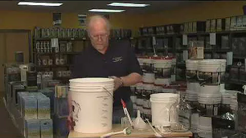 Winemaking Lesson 5 - Cleaning and Sanitizing