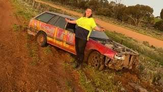 buying a $300 r31 skyline wagon and paddock bashing it into strainer posts | TEAM DESTROY