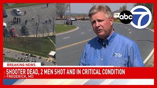 Frederick, MD shooter shot dead on Fort Detrick base; Two victims critically wounded