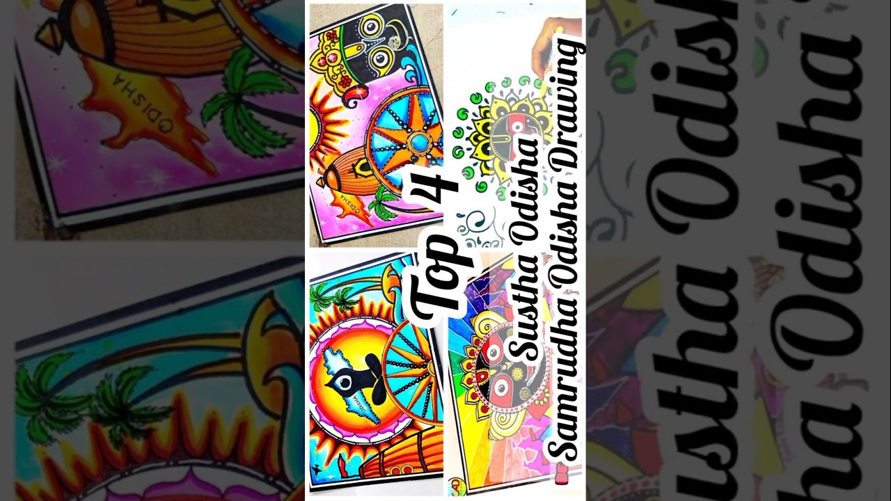 Ama Loka Kala Ama Parichaya Drawing | Surabhi 2024 Drawing | Odisha Day Poster | Utkal Diwas Poster