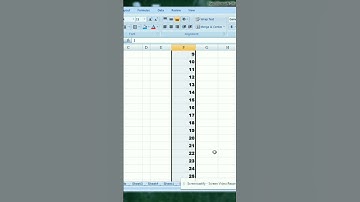 Insert Series 1 to 10000 in Excel #computer #trending