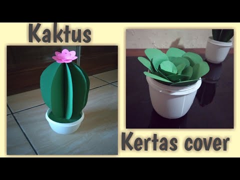  CARA  MEMBUAT  KAKTUS  DARI  KERTAS YouTube