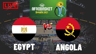 EGYPT VS ANGOLA AFROBASKET PLAYOFFS 2021 LIVE SCOREBOARD #afrobasket2021