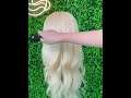 Curling Blonde Hair from Sandar Burmese Hair in Myanmar.
