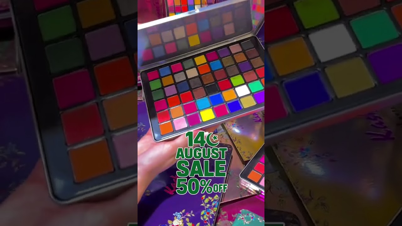 50% OFF – 14th August Mega Sale! 🇵🇰✨Celebrate Independence Day in true style with Kashee’s Kingdom –