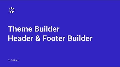 How to use the Theme Builder with Zion Builder ( header & footer builder )