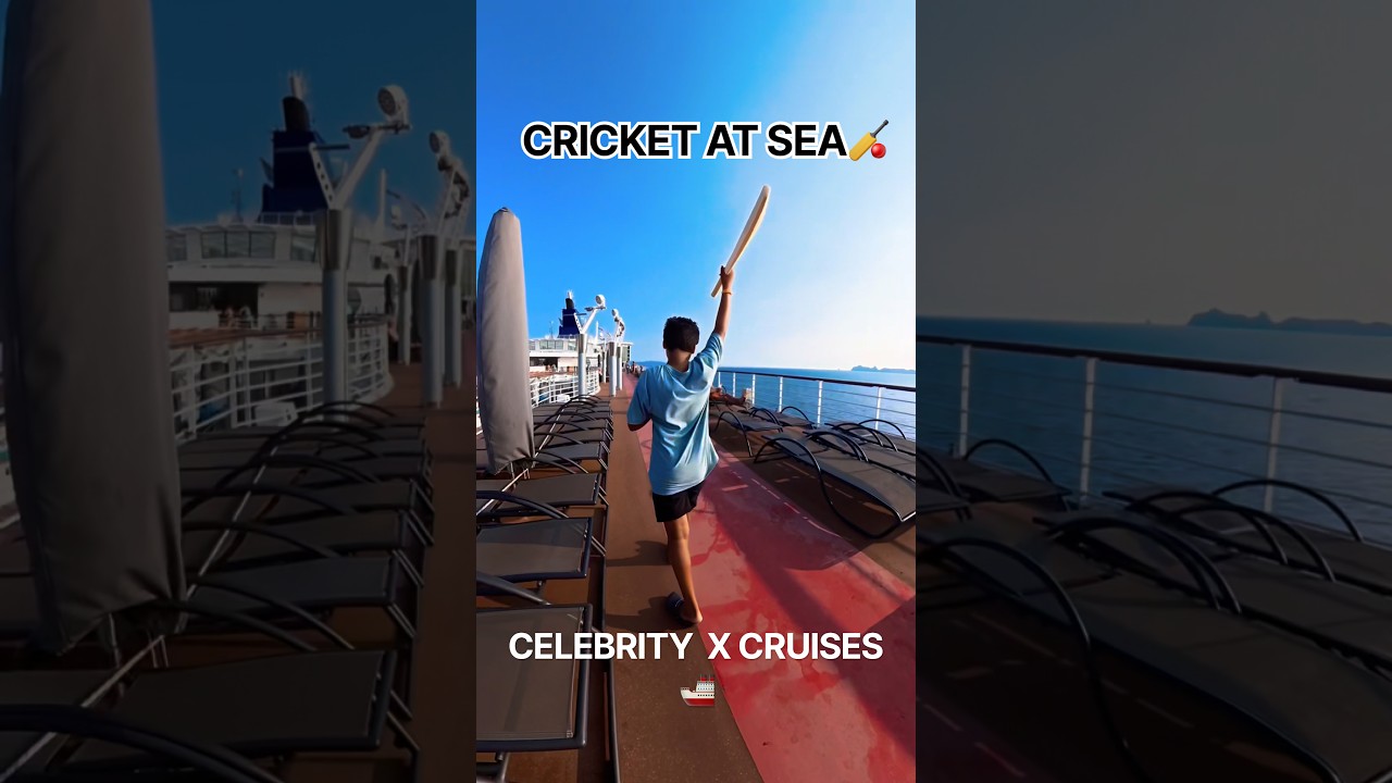 I PLAYED CRICKET ON A CRUISE!🚢🏏