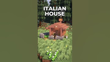 Minecraft Tutorial | Tiny Italian House 🇮🇹 #minecraft