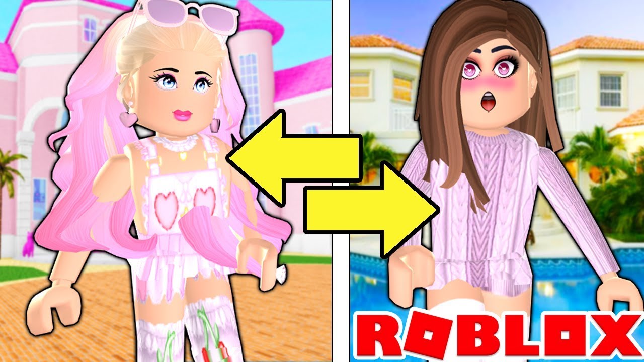 Touring The Girliest Pink Mansions In Roblox Youtube - roblox good girl sorority roblox free download