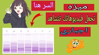 زيادة الساعات بطريقه ذكيه/افضل وقت لنشر فيديوهاتك لزيادة المشاهدات/تحديث يوتيوب