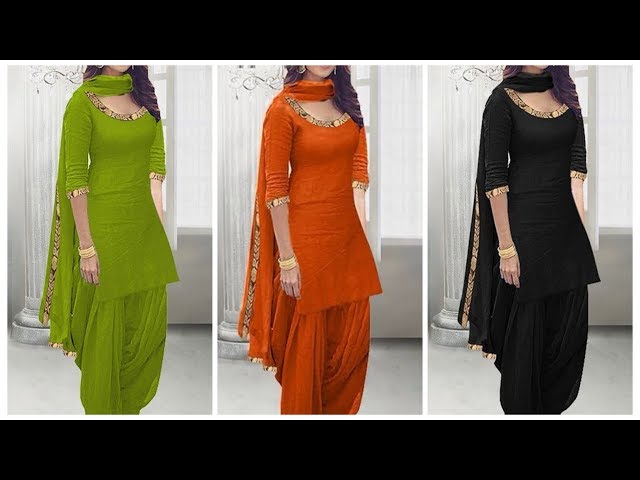 Plain kurti designs new stylish pattern ideas - YouTube