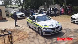 Crowds gathered outside the White River Magistrate's court today as...