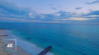 Sleep Ocean Soundscape In Cancun, Mexico - Relaxing Early Morning Sea Sounds | 2 Hours