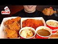 Eng sub  i miss jollibee chicken spaghetti mashed potato and gravy  jollibeeasmrmukbang